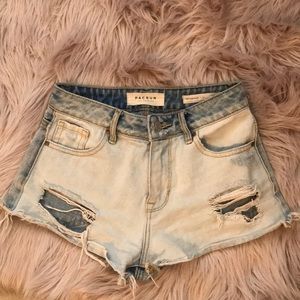 Denim shorts